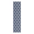thumbnail image 4 of Unique Loom Decatur Collection Area Rug - Trellis (2' x 7' 10" Runner Navy Blue/Ivory), 4 of 7