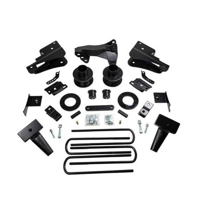 ReadyLIFT Lift Kit Suspension 69-23350 SST Series; 3-1/2 Inch Front Lift; 3-1/2 Inch Rear Lift; Black Components