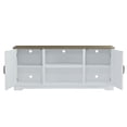 thumbnail image 6 of FESTIVO 70" Farmhouse TV Stand Console for TVs up to 75 inch - 70" in Width Grayish-white, 6 of 6