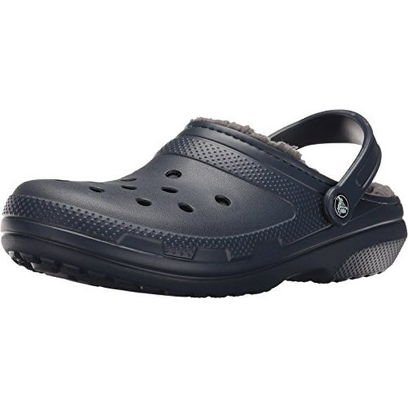 Crocs Classic Lined Clog Navy/Charcoal Men's 4, Women's 6 Medium