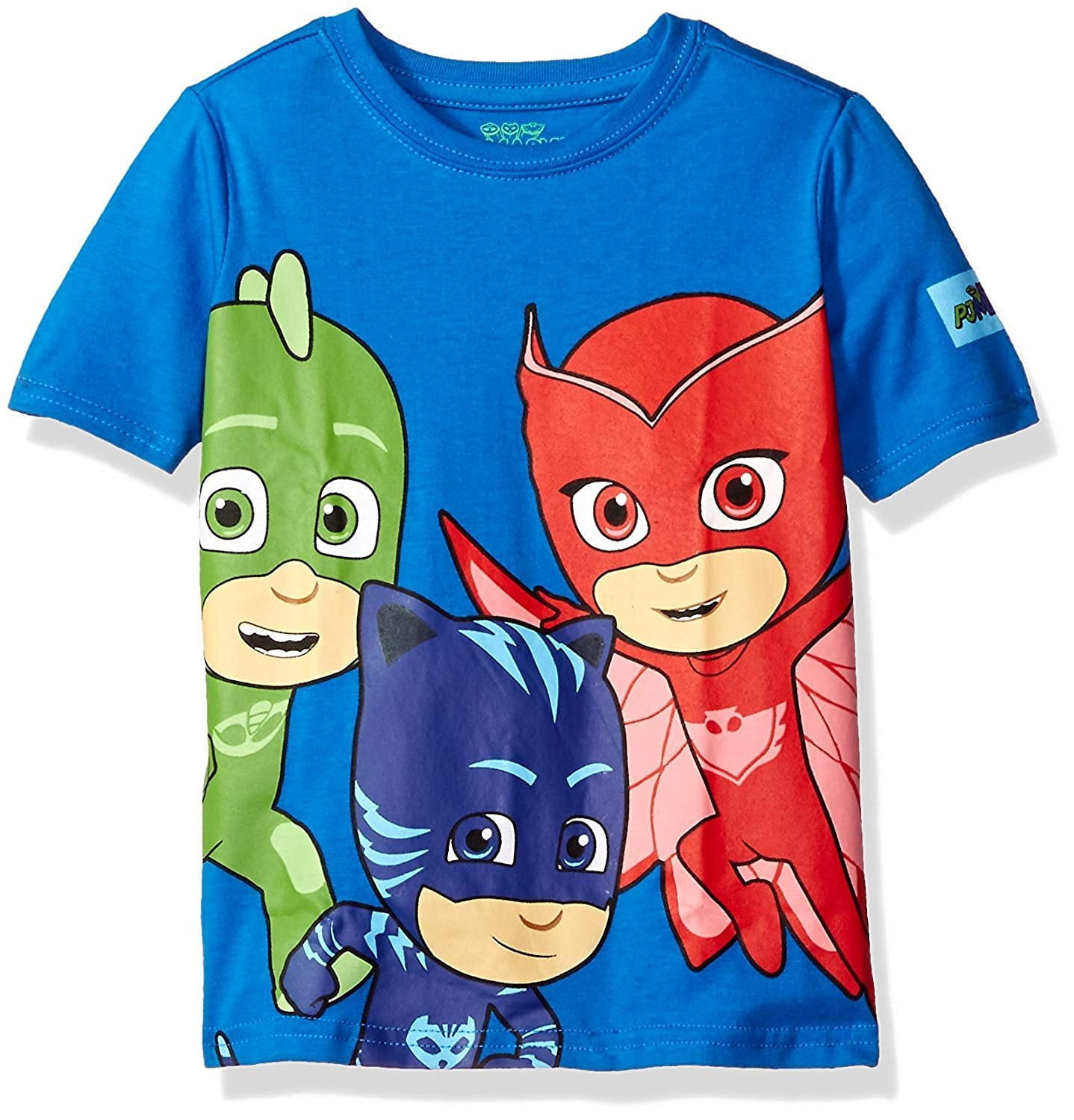 PJMASKS PJ Masks Short Sleeve TShirt Catboy, Owlette, Gekko Short