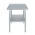 thumbnail image 2 of AmGood 30 in. x 30 in. Stainless Steel Table | Metal Utility Kitchen Prep Work Table | NSF, 2 of 8
