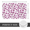 thumbnail image 2 of Pofeuu Orchids Flowers Print Flannel Doormats Rug16"x24"Rug Washable Doormats Indoor Outdoor Rugs for Layered Front Door Mats, Porch, Kitchen, Entryway, 2 of 7