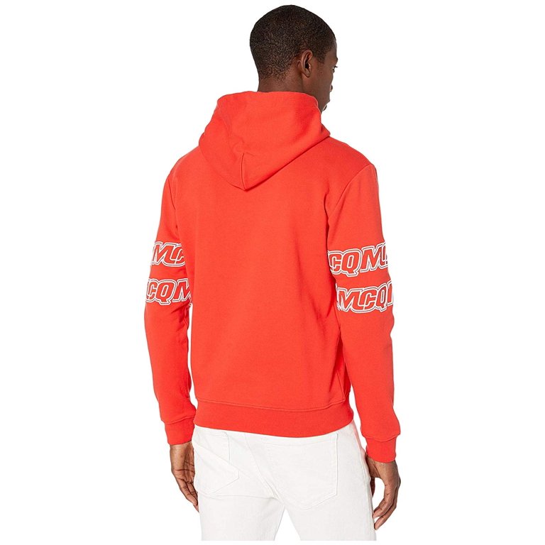 mcq red hoodie