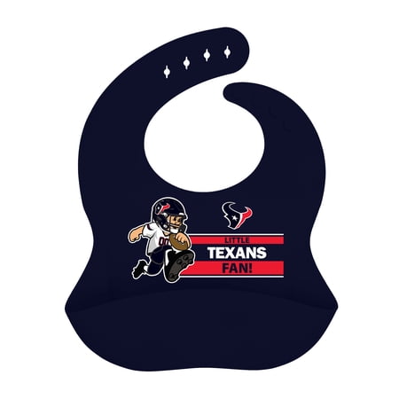 BabyFanatic Officially Licensed Unisex Silicone Baby Bib – NFL Houston Texans