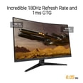 thumbnail image 3 of Monitor Curvo Gamer 31.5 ASUS TUF VG32WQ3B 1ms 180Hz QHD VA LED HDMI DP FreeSync Altavoz negro, 3 of 8