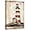Lighthouse Picture, variant on ZHONGYUTONG Farmhouse Canvas Wall Art Rustic Lighthouse Pictures Print Country Red White Tower Painting for Home Decor Framed (12.00" x 18.00")