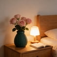 thumbnail image 4 of Shatterproof Mini Vase Centerpiece, Unbreakable Tabletop Decor, Safe Accent for Dried Blooms, Compact Display Shelf Desk, 3.94x2.99in, 4 of 6