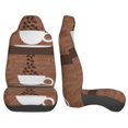 thumbnail image 3 of Sikiie Coffee Cafe Cup Car Seat Protector 2 Pack Car Seat Cushion Mat, Car Seat Covers for SUV, Truck, Van, 3 of 7