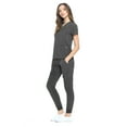 thumbnail image 2 of Dagacci 4-Way Stretch Jogger Scrub Set, Gray, (Unisex), 2 of 5