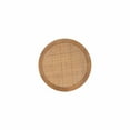 thumbnail image 5 of Linon Billy 24" Wood Backless Rustic Counter Stool Round Rattan Seat in Brown, 5 of 7