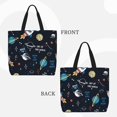 thumbnail image 2 of Balery Space Bolsa de Mano para Mujeres con Cremallera, Bolsa de Gimnasio con Compartimentos, Bolsa para Laptop, Bolsa para Trabajo, 2 of 7