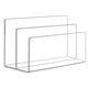 thumbnail image 1 of Organizador de archivos de 2 ranuras Organizador de acrílico Archivo de la carpeta de la carpeta del organizador para escritorio, 1 of 6