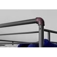 thumbnail image 3 of Furniture of America Seanze Metal Antique Black Full/Queen Kids Bunk Bed, 3 of 7