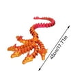 thumbnail image 2 of 3D Printed Five Headed Snake One Piece Joint Movable Model Toy Ornaments, 45Cm Long, High Quality Craftsmanship Great For Home Office Decoration And Collection, 2 of 2