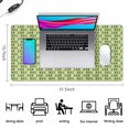 thumbnail image 5 of Long Mouse Pads for Desk,Green Bigfoot and Tree Pattern Desk Mats on Top Of Desks, Desk Mouse Pad Extra Large with 3mm Non-Slip Base and Stitched Edge for Gaming,Office,Work,Home 31.5"x15.7", 5 of 6