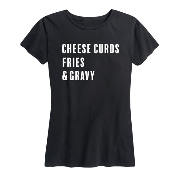 Instant Message - Poutine List - Women's Short Sleeve Graphic T-Shirt