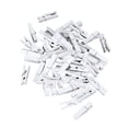 thumbnail image 2 of Dserhfy 50 Pcs Colored Wooden Clothespins Painted Solid Color Clips Decorative Clothespins Clips for Pictures Photos DIY Projects, 2 of 8