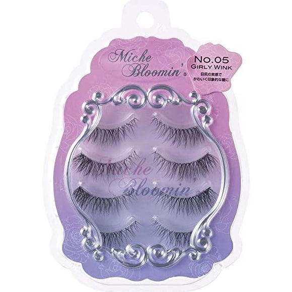Pestañas postizas Miche Bloomin' 3D Girly Wink N.º 05, 4 pares