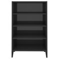 thumbnail image 2 of vidaXL Sideboard High Gloss Grey 57x35x90 cm Engineered Wood, 2 of 4