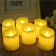 thumbnail image 4 of 12pcs Realistic Electric Candles Decorative LED Flameless Candles For Festivals Wedding Birthday, 4 of 8