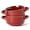 Red 2pcs 28oz, variant on ALOFMO 14oz Ceramic Soup Bowl with Handle,French Onion Soup Bowls,Soup Crocks Set of 4,Oven Safe,Microwave Dishwasher Safe,MultiColor