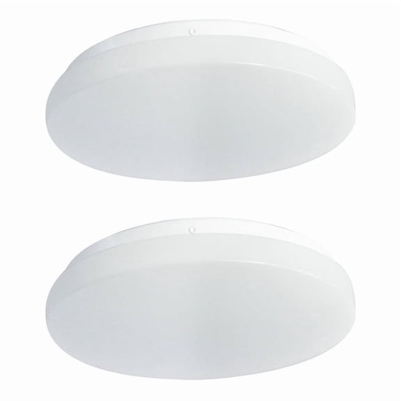 Lucere 10'' Flush Mount LED Ceiling Light Fixture, 16W 1400 Lumens, 4000K Cool White, Ideal for Bedroom, Living Room, Kitchen, Hallway,2packs