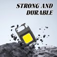 thumbnail image 4 of HIBIBUD Flashlights High Lumens,Magnetic Fixation Rechargeable Flashlights,Keychain Design Flash Light,Black2, 4 of 7