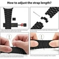 thumbnail image 7 of REQO Stainless Steel Band Compatible with Samsung Galaxy Watch Ultra 47mm, No Gap Solid Metal Business Replacement Wristband Galaxy Watch Ultra Strap(2024) for Men Women, 7 of 7