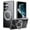 Gray, variant on Allytechgroup Magnetic Case for Samsung Galaxy S25, Build-in Rotating Kickstand Bumper Shockproof Hybrid TPU PC Rugged Drop Protection Phone Cover for Samsung Galaxy S25, Blue