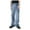 Blue, variant on Petite Jeans Men's Elastic Waist Relaxed Fit Jeans Straight Leg Stretch Comfort Denim Jeans for Men Petite Jeans Men Jeans Stretch Slim Fit