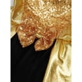 thumbnail image 5 of YONGHS Kids Girls Sleeveless Dance Tutu Dress Sequined Bowknot Ballet Leotard Gold 10, 5 of 7