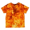 thumbnail image 2 of T-shirt pour Tout-Petit à Imprimé Intégral de Flammes de Feu, Costume Chaud, 2 of 2