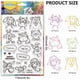 thumbnail image 2 of Hola, mejor amigo. Sellos transparentes de silicona con forma de animales: gato y perro., 2 of 9