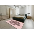 thumbnail image 5 of Ahgly Company Machine Washable Indoor Rectangle Transitional Indian Red Area Rugs, 3' x 5', 5 of 7