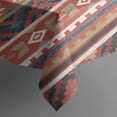 thumbnail image 5 of Boho Red Southwestern Ethnic Pattern Square Tablecloth,Waterproof Square Table Cover,Wipeable Spillproof Washable Table Cover for Home Kitchen Party Decor 52"x52"(132x132cm), 5 of 6