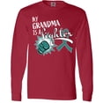thumbnail image 3 of Inktastic Ovarian Cancer Awareness My Grandma is a Fighter Long Sleeve T-Shirt, 3 of 5