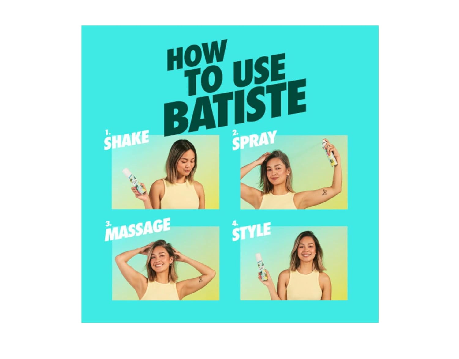 Batiste Dry Shampoo Original Pack of 3