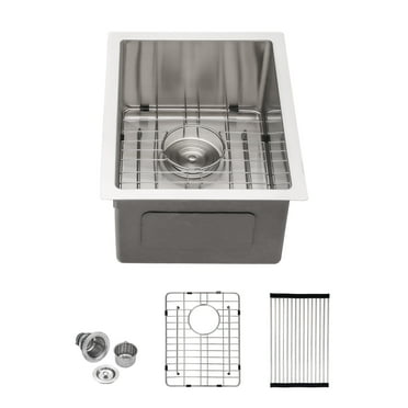 Lordear 14"x 18"Kitchen Sink Undermount Stainless Steel Brushed Bar Sink