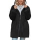 thumbnail image 1 of Abrigo de lana de peluche para mujer, chaqueta con capucha de gran tamaño con capucha de invierno, 1 of 1