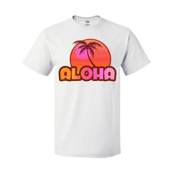 Inktastic Pink Aloha Palm T-Shirt