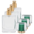 thumbnail image 4 of LHCER 50ml Glass Perfume Bottle Refillable Perfume Atomizer Dispenser Liquid Makeup Container, 4 of 8