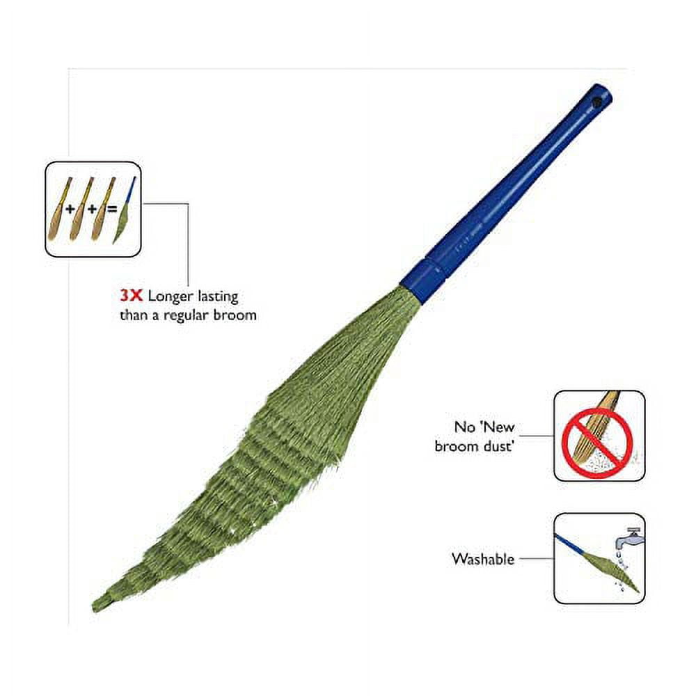 Gala No Dust Floor Broom-Freedom from new broom dust (Bhusa) -Indian Brush by Gala