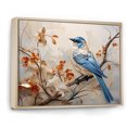 thumbnail image 2 of Designart "Simplistic Floral Birds Of Paradise III" Birds Of Paradise Floater Framed Wall Art Prints, 2 of 5