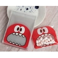 thumbnail image 2 of 400 Pieces Candy Bags Big Mouth Monster Self Adhesive Treat Bag Cookie Bags Bakery Decorating Bags Chocolate Candy Gift Bags DIY Plastic Bag,14*14cm, 2 of 4