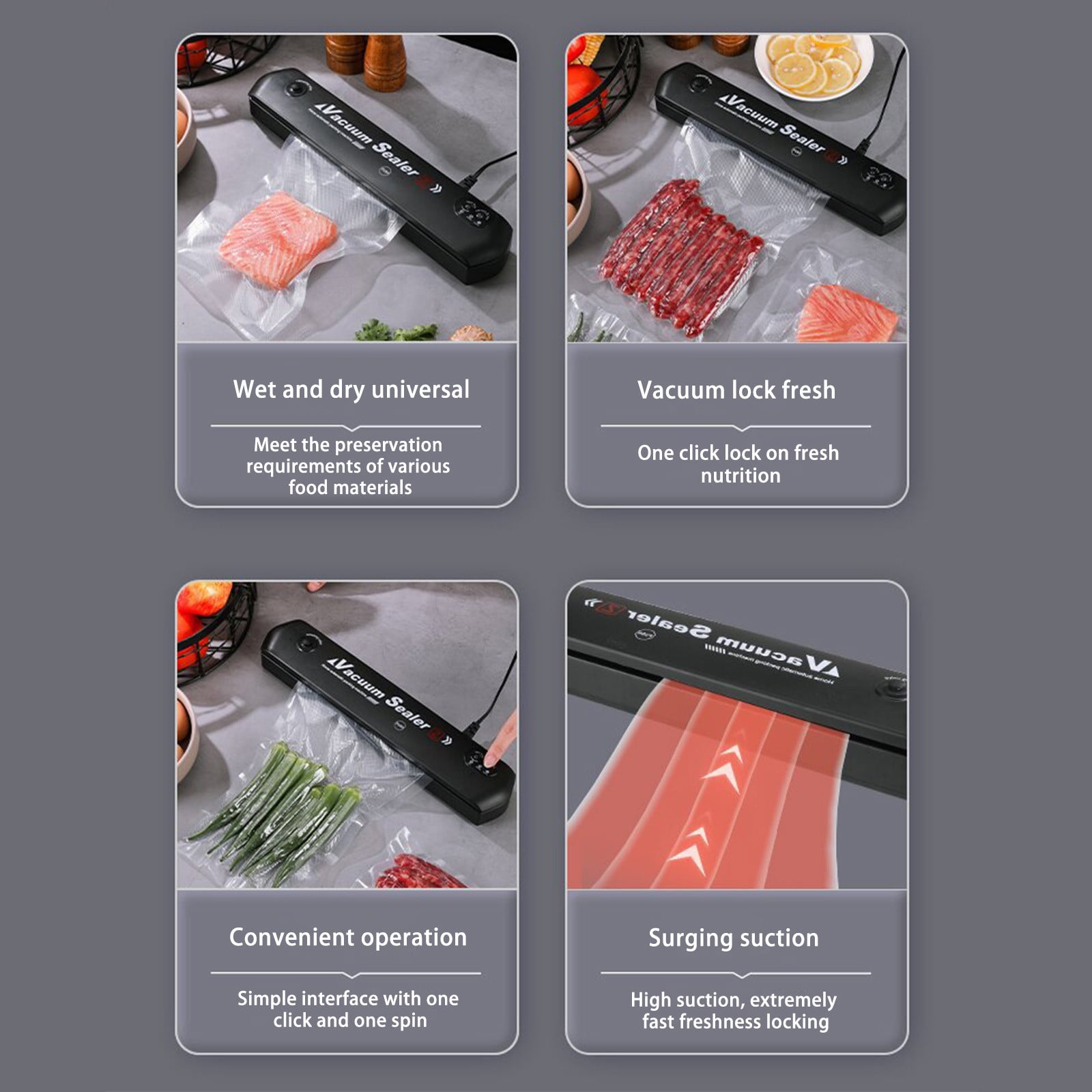 Household Vacuum Food Sealer Packaging Machine – Wautton Outdoor Gear