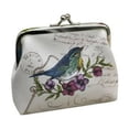 thumbnail image 1 of QJUHUNG Coin Purse for Women Secure Kiss Lock Closure Coin Pouch Compact RFID Blocking Change Purse for Daily Essentials, 1 of 2