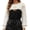 C22-NSLGXD White Sweaters for Women, variant on Women's Cropped Shrug Sweater Long Sleeve Cable Knit Pullover Daisy Floral Decor Y2K Fall Fashion Tops