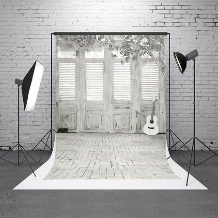 Image of MOHome 5X7ft Photography Wedding Backdrops Antique Wall Window Background Photography