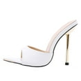 thumbnail image 4 of 1 par de zapatos puntiagudos de moda Sandalias de verano Tacones altos de verano Felotaje de banquete femenino, 4 of 5